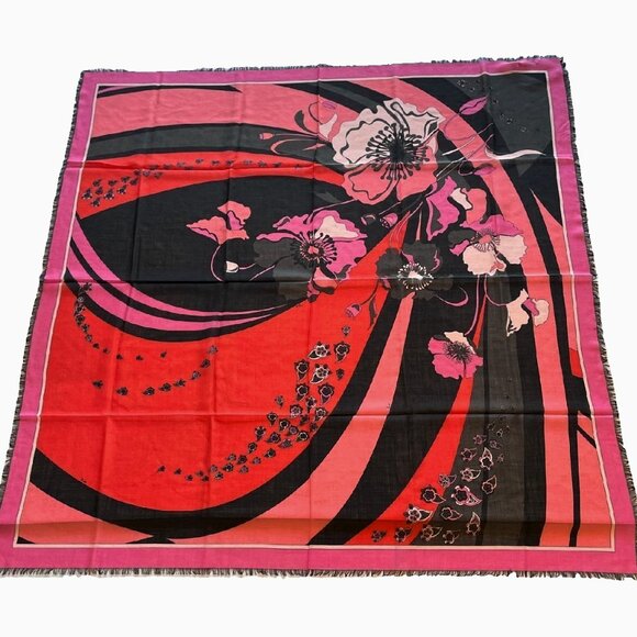 Emilio Pucci Oversized Blanket Scarf - Picture 1 of 12